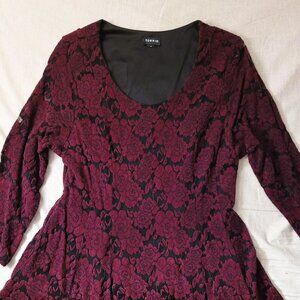 Burgandy Dress